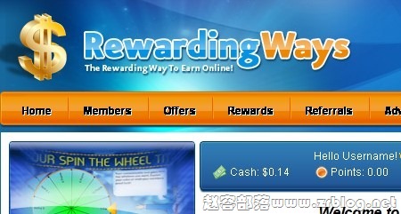 rewardingways.com登陆就送钱:教你玩免费VPS-赵容部落