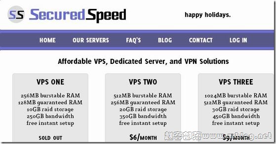 SecuredSpeed：$5.4/月OpenVZ-512MB/768MB/25GB/1TB 洛杉矶