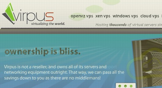 VIRPUS：$3.2/月OpenVZ-512MB/1024MB/40GB/1000GB/2 IPs 堪萨斯