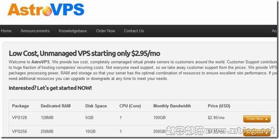 AstroVPS：$3.95/月OpenVZ-256MB/10GB/200GB 西雅图