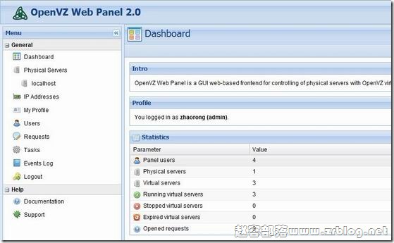 (笔记)服务器简单开设OpenVZ(OpenVZ Web Panel)