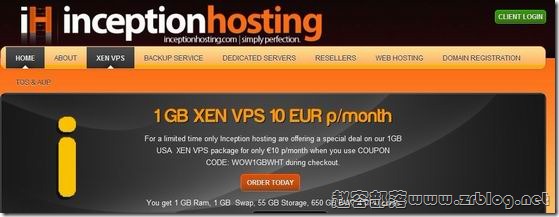 InceptionHosting：€3/月XEN-256MB/15GB/250GB 凤凰城