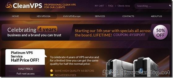 CleanVPS：$3.98/月XEN-256MB/10GB/100GB 堪萨斯