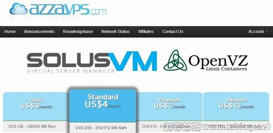 AzzaVPS:$5.5/月OpenVZ-2.5GB/50GB/3000GB 芝加哥-赵容部落