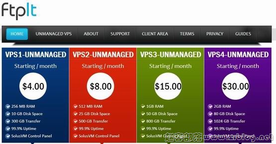 FtpIt：$4/月KVM-512MB/25GB/2TB 达拉斯