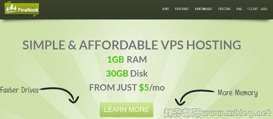 PineNook:$2/月OpenVZ-256MB/10GB/250GB 洛杉矶-赵容部落