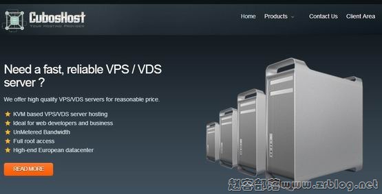 CubosHost:€103/年KVM-2GB/25GB/100M无限 荷兰-赵容部落