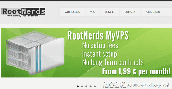 RootNerds:€5.49/月OpenVZ-1GB/50GB/400GB 日本-赵容部落