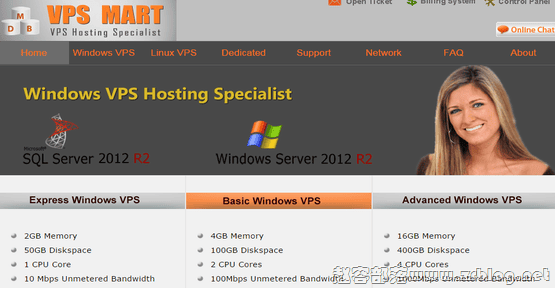 VPS-mart:$8/月Windows-2GB/50GB/10M无限 达拉斯-赵容部落