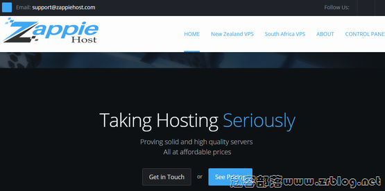ZappieHost:$2.25/月OpenVZ-512MB/30GB/200GB 新西兰&南非-赵容部落