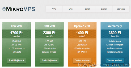 MikroVPS:€5/月XEN-1GB/50GB/1TB 匈牙利-赵容部落