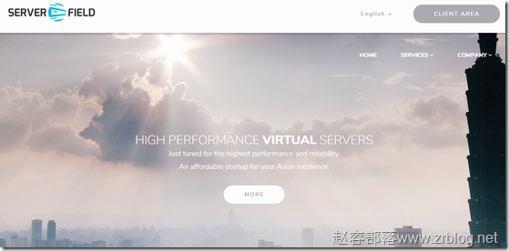 Serverfield：台湾VPS/月付14.99美元/1GB/10G SSD/250GB/KVM架构