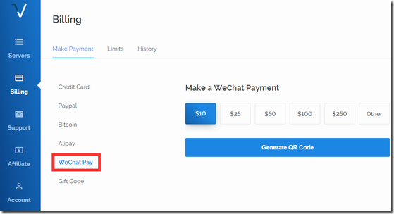 Vultr开始提供微信支付
