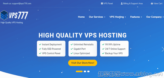 VPS777:月付5美元或年付25美元/KVM/1GB/20GB/1TB/洛杉矶-赵容部落