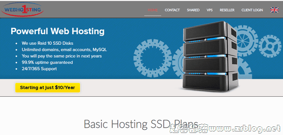 Webhosting1st:$6/月KVM-1GB/20GB/250GB 波兰-赵容部落