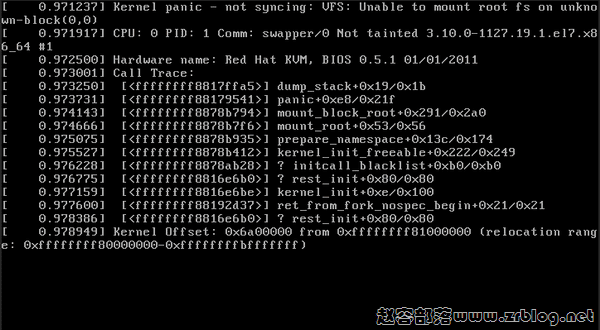 kernel panic-not syncing:VFS:Unable to mount root fs on unknown-block-赵容部落