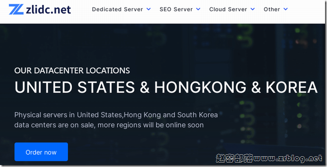  Zlidc: VPS in Hong Kong/South Korea/the United States is as low as $13.9/year, cluster servers are as low as $149/month, and 7 regional machine rooms can be selected