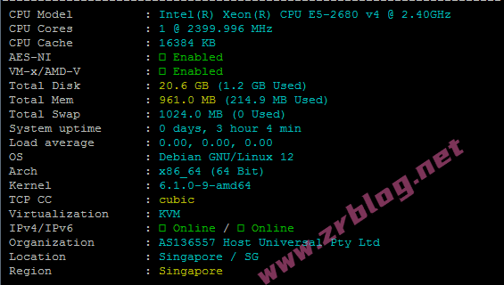smarthost新加坡VPS(Singapore - SG)简单测试-赵容部落