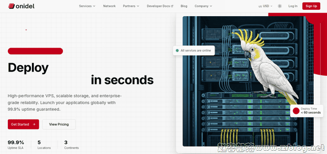 onidel：$29.7/年-单核AMD EPYC/2GB/20GB NVMe/1TB@1Gbps/越南机房-赵容部落