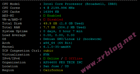 RAKsmart圣何塞精品CN2/Enterprise CN2简单测试,原生IP-赵容部落